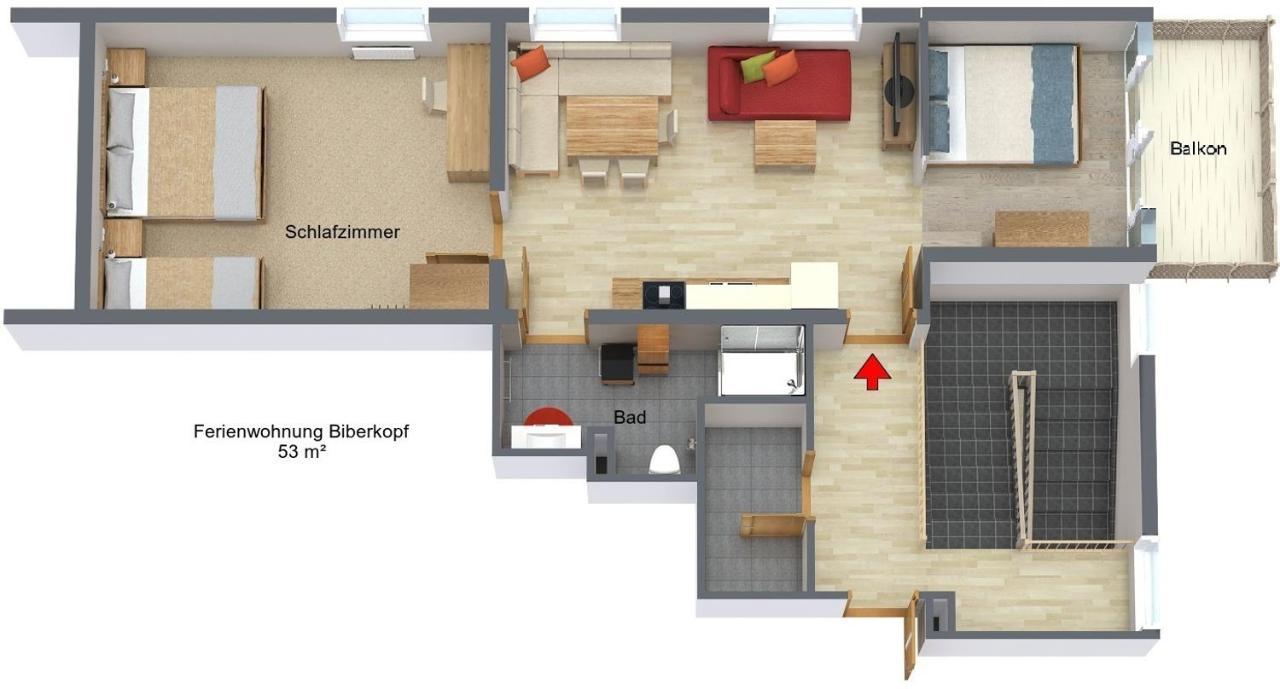 Laerchenhof Apartment Steeg Bagian luar foto